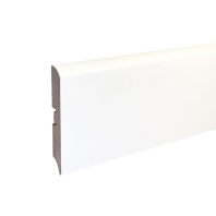 Плинтус МДФ Smartprofile Paint 100М 100 мм Белый под покраску 2,4 м (10)